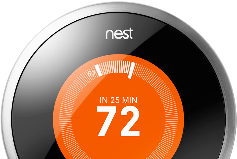 Notion Works With Nest - Nest Thermostat Clear Background (779x523), Png Download
