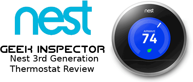 Nest Smart Thermostat Review - Google Nest 3rd Gen Thermostat (700x300), Png Download