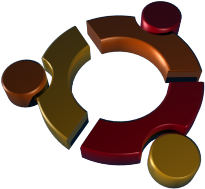 Logo1 , Logo2 - Ubuntu Logo 3d Png (640x480), Png Download