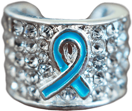 Teal Ribbon Stethoscope Charm - Stethoscope (619x619), Png Download