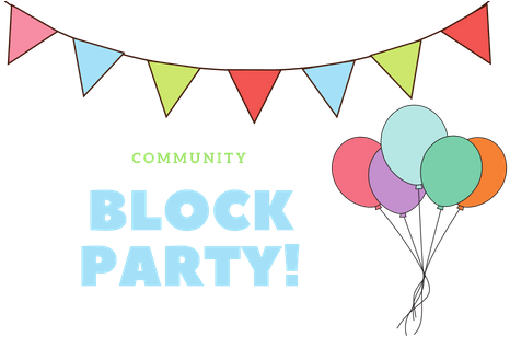 Community Block Party Check-in - Girlande Symbol (560x315), Png Download