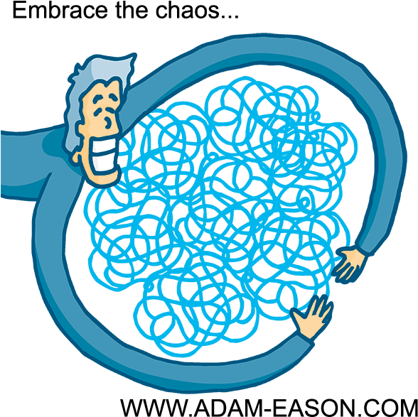 Embrace The Chaos - Happiness (600x615), Png Download