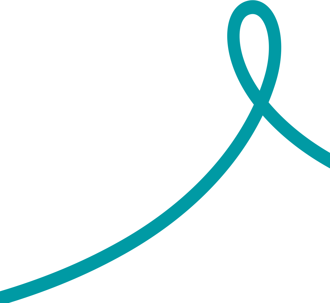 Teal Ribbon (1140x1048), Png Download