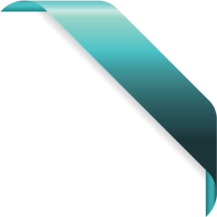 Download Szalagok 0092 Blue Corner Banner Transparent PNG Image with No Background