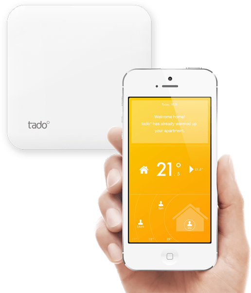 In Comparison, The Nest Detects People Through A Motion - Tado Smart Thermostat - Start Kit (v3) In Size (577x600), Png Download