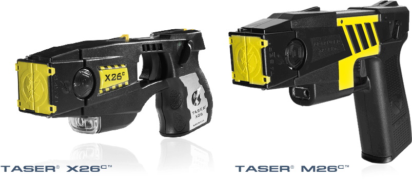 Taser M26 - Taser Gun (940x388), Png Download