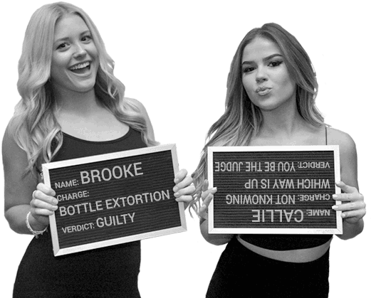 Bottle Service Toronto Brooke And Callie - The Fifth Social Club (778x466), Png Download
