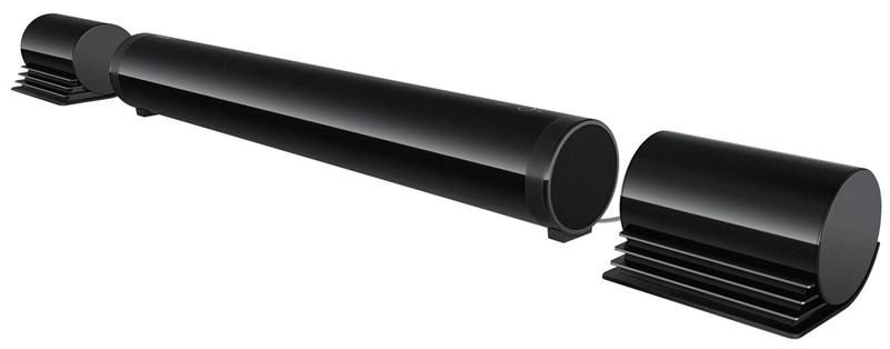 Sbx-d201 Split System Sound Bar - Pioneer Soundbar System Sbx D201 Black (800x412), Png Download
