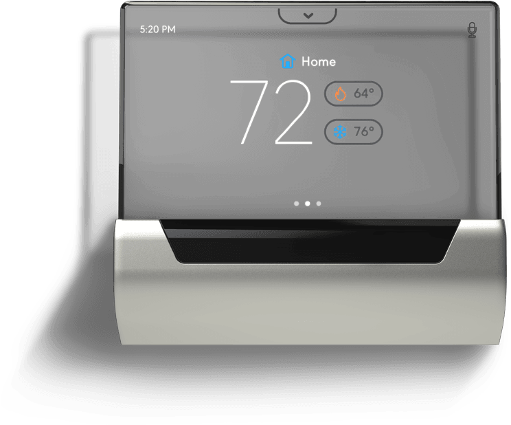 Johnson Controls Glas Smart Thermostat (659x547), Png Download