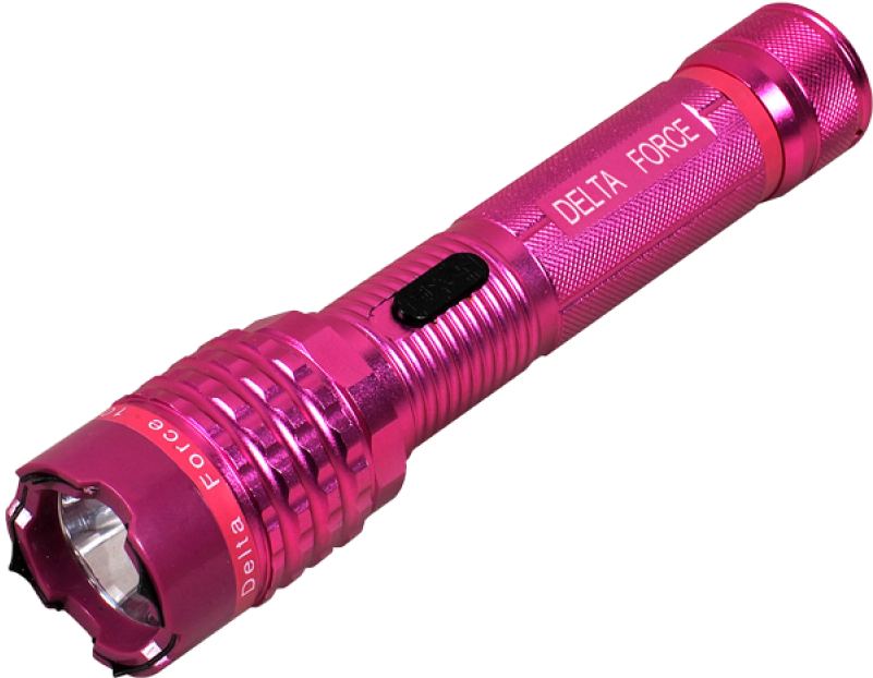 Pink Delta Force Flashlight Stun Gun - Flashlight And Taser (800x800), Png Download