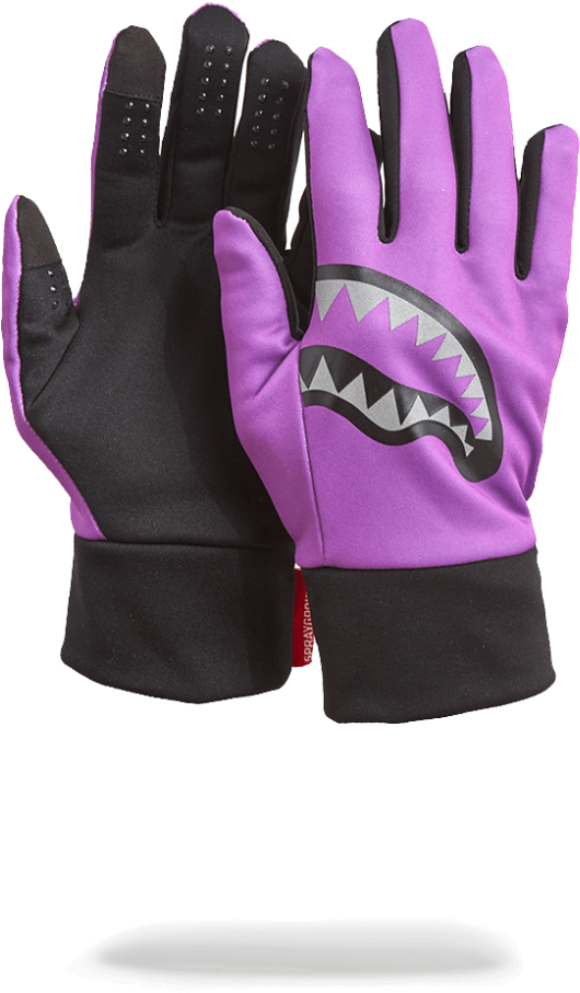 Purple 3m Shark Mouth Gloves - Sneakers (940x1200), Png Download