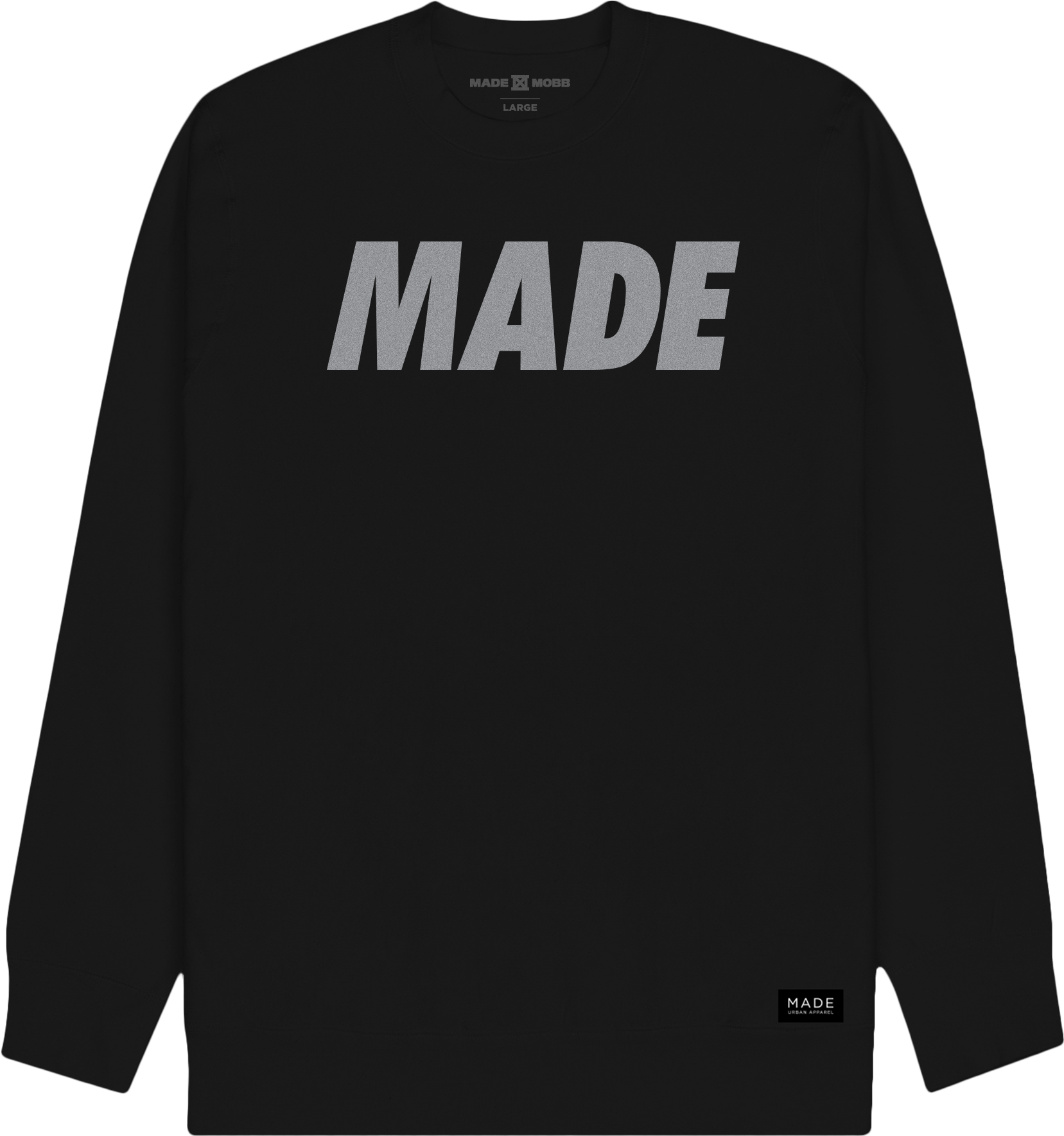 Made 3m Crew - Crew Neck (2048x2048), Png Download