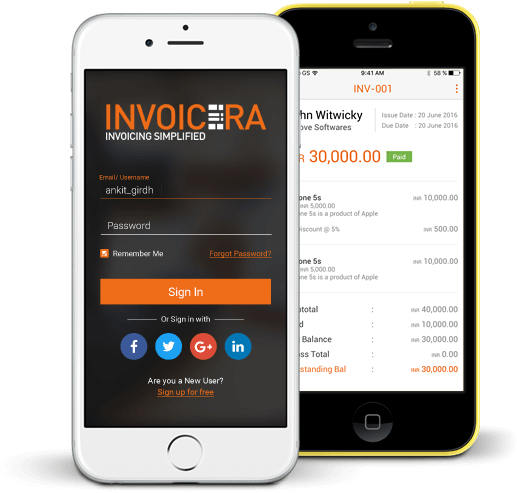 Invoice App For Ios - Invoice Mobile App (678x510), Png Download