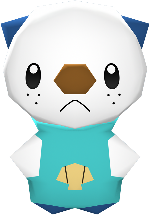 Oshawott Pokémonrumbleblast Model - Pokemon Rumble Blast Oshawott (629x900), Png Download