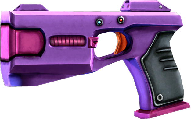 Saints Stunner, 03 - Transparent Purple Gun (626x391), Png Download