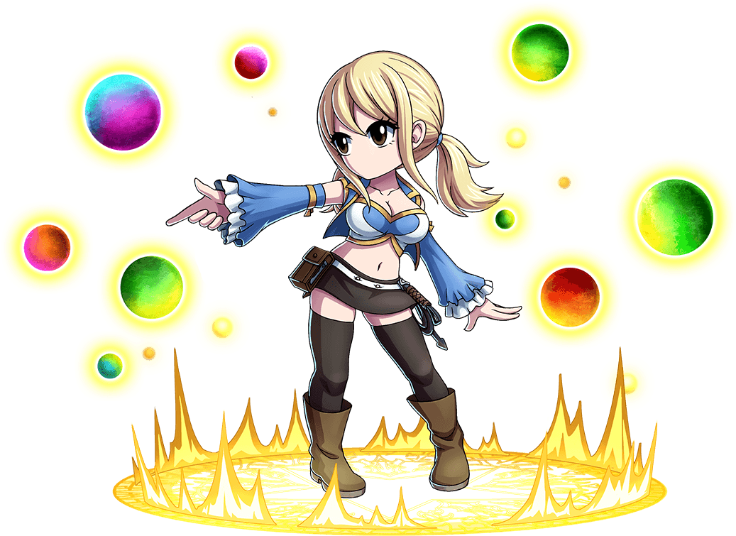 Lucy Heartfilia /gallery Brave Frontier Wiki - Fairy Tail Brave Frontier (1231x1010), Png Download