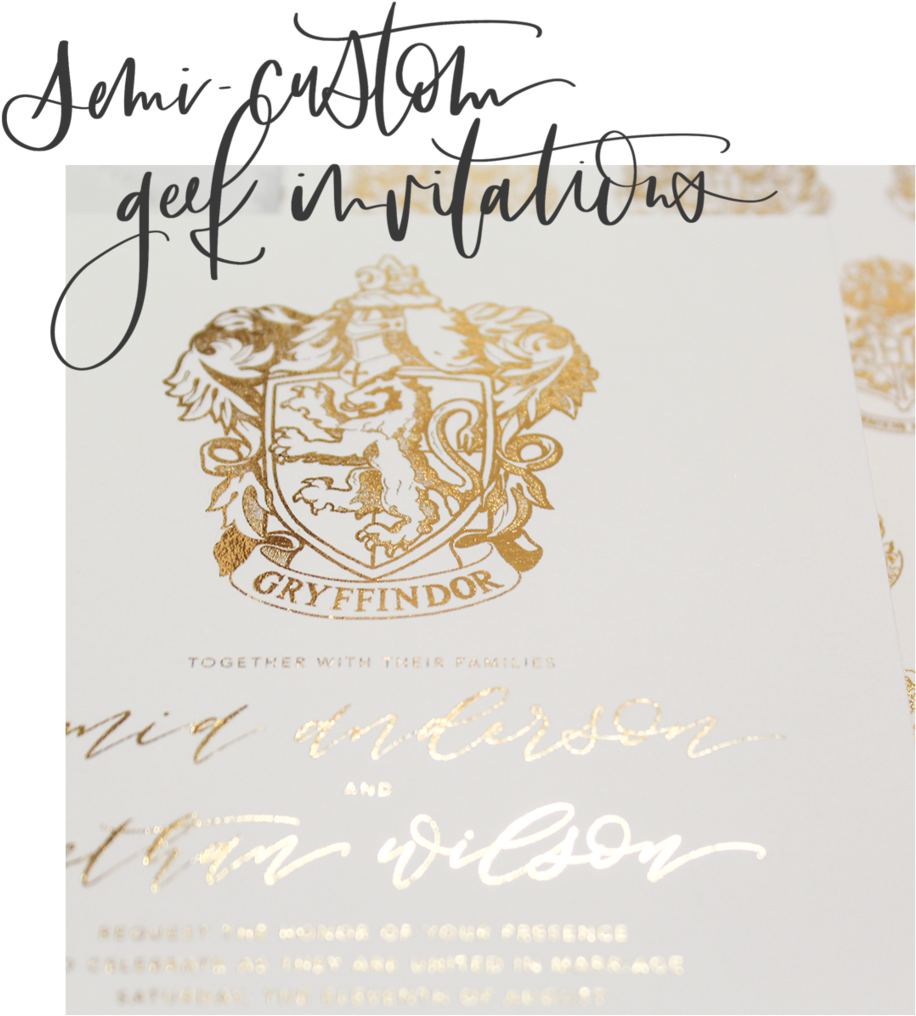 Semicustom Geek Invitations (1000x1020), Png Download