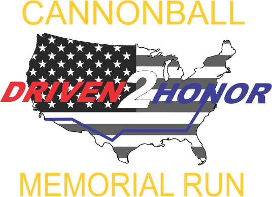 Cannonball Memorial Run - Usa Flag (536x387), Png Download