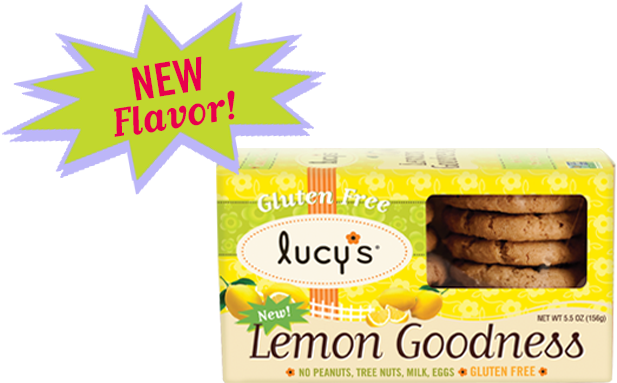 At Lucy's We Use The Very Best Ingredients, Including - Lucy's Lemon Goodness Cookies, 5.5 Oz, Yellow (650x430), Png Download