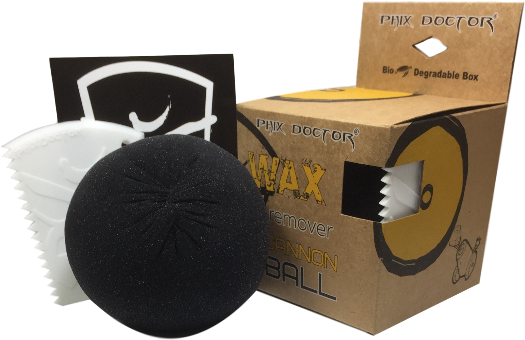 Cannon Ball Wax Remover - Wax Comb (2238x1489), Png Download