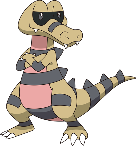 Image 552krokorok Bw Anime Png Pokémon Wiki Fandom - Pokemon Krokorok (464x500), Png Download