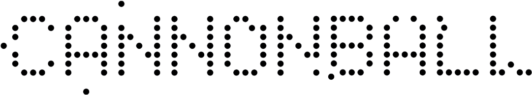 Cannonball - Ovary (1122x266), Png Download