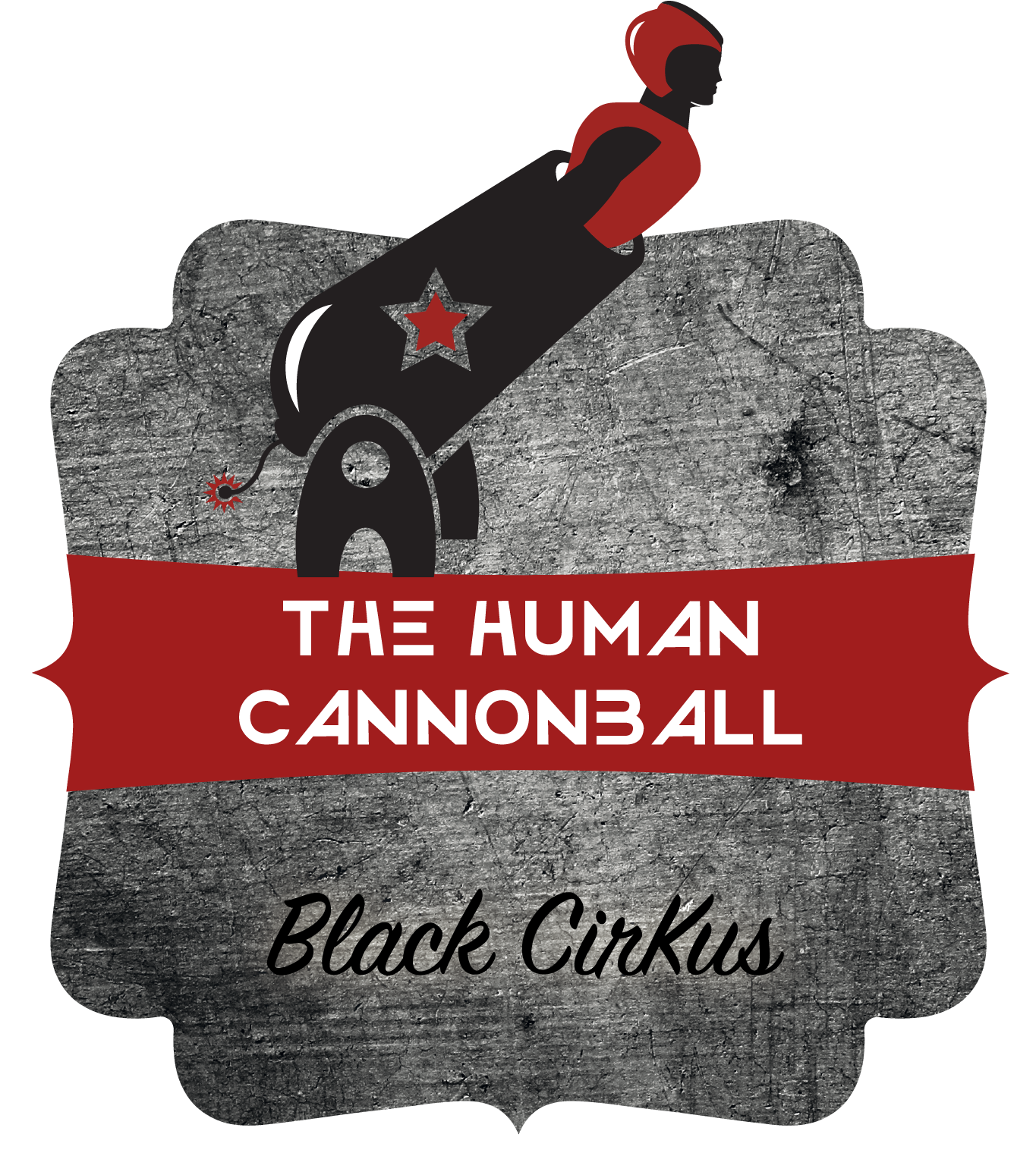Black Cirkus Human Cannonball - Human Cannonball (2042x2133), Png Download