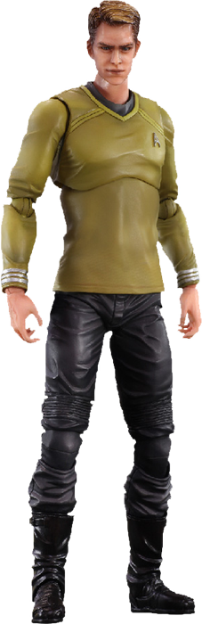 Captain Kirk Play Arts Figure - Star Trek - Captain Kirk Play Arts Figure (227x700), Png Download