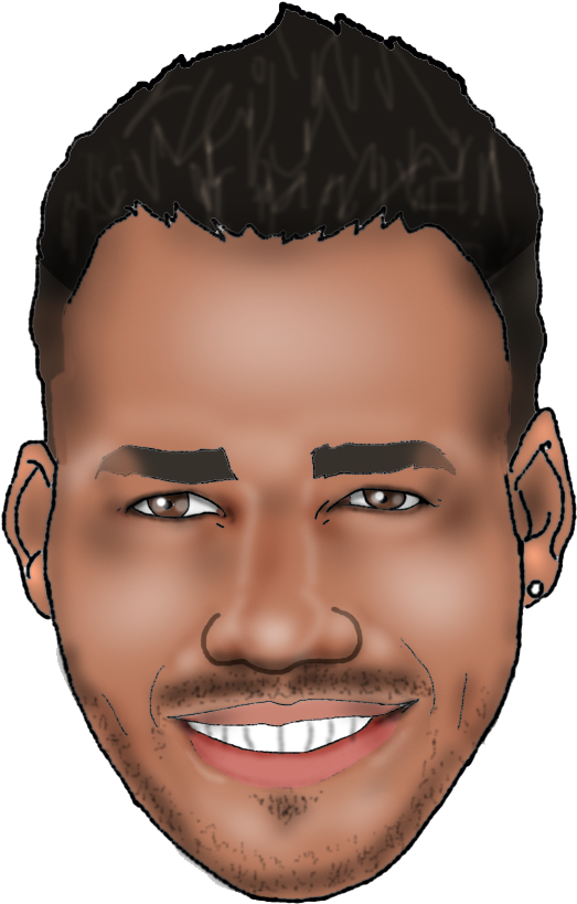 Romeo Santos Karigrafix/arte Romeo Santos, Pin Up Cartoons - Art (663x948), Png Download