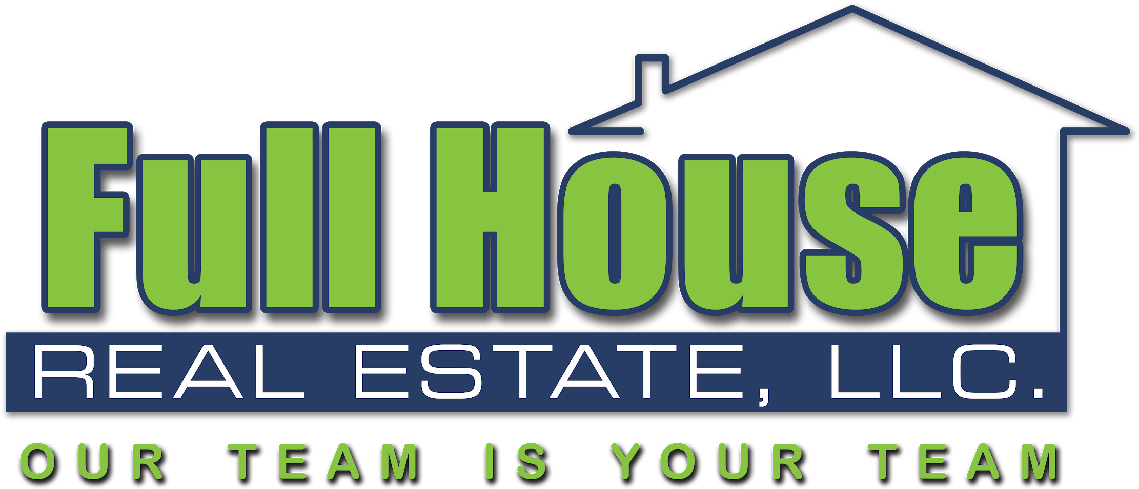 Full House Real Estate - Graphic Design (2288x1104), Png Download