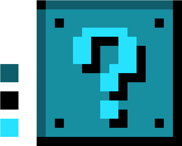 Frozen Mystery Lucky Block Smb 1-3 Sprite - Nintendo 3ds Ar Karten (840x600), Png Download