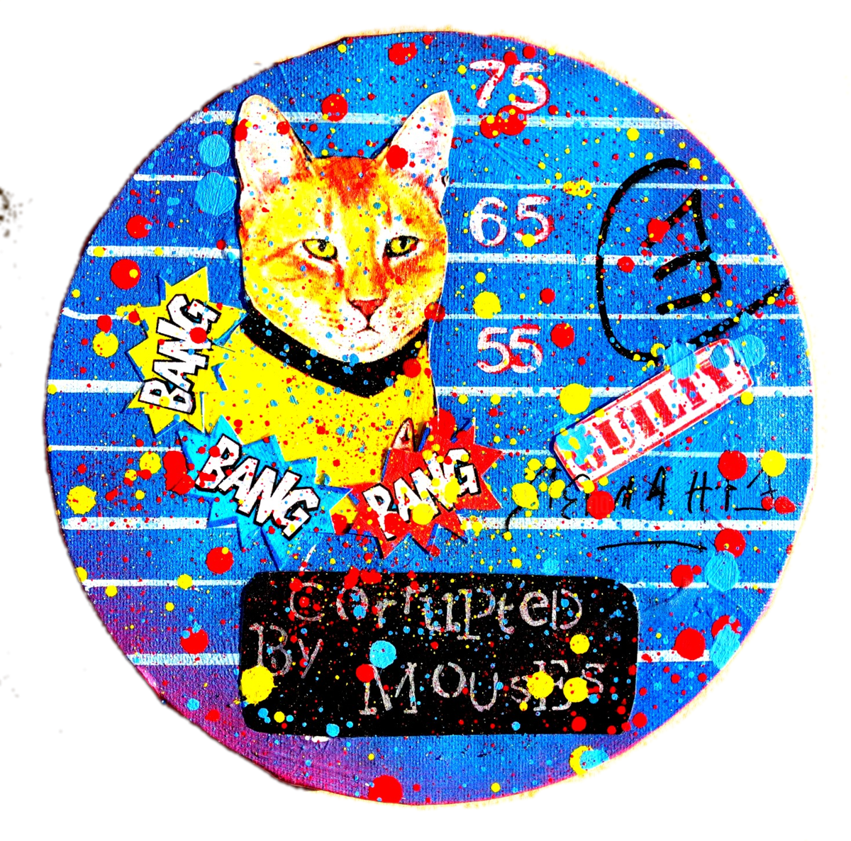 Captain Kirk Corrupted By Mouses - Domestic Short-haired Cat (1200x1186), Png Download