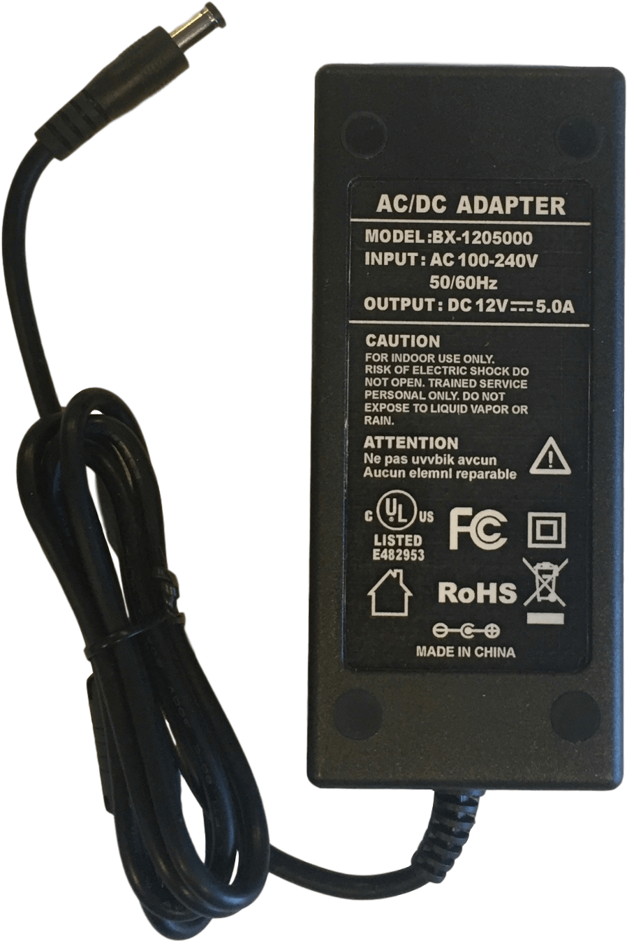 60 Watt, Power Supply, Transformer, Led Adapter - Led Strip Light (1773x2365), Png Download