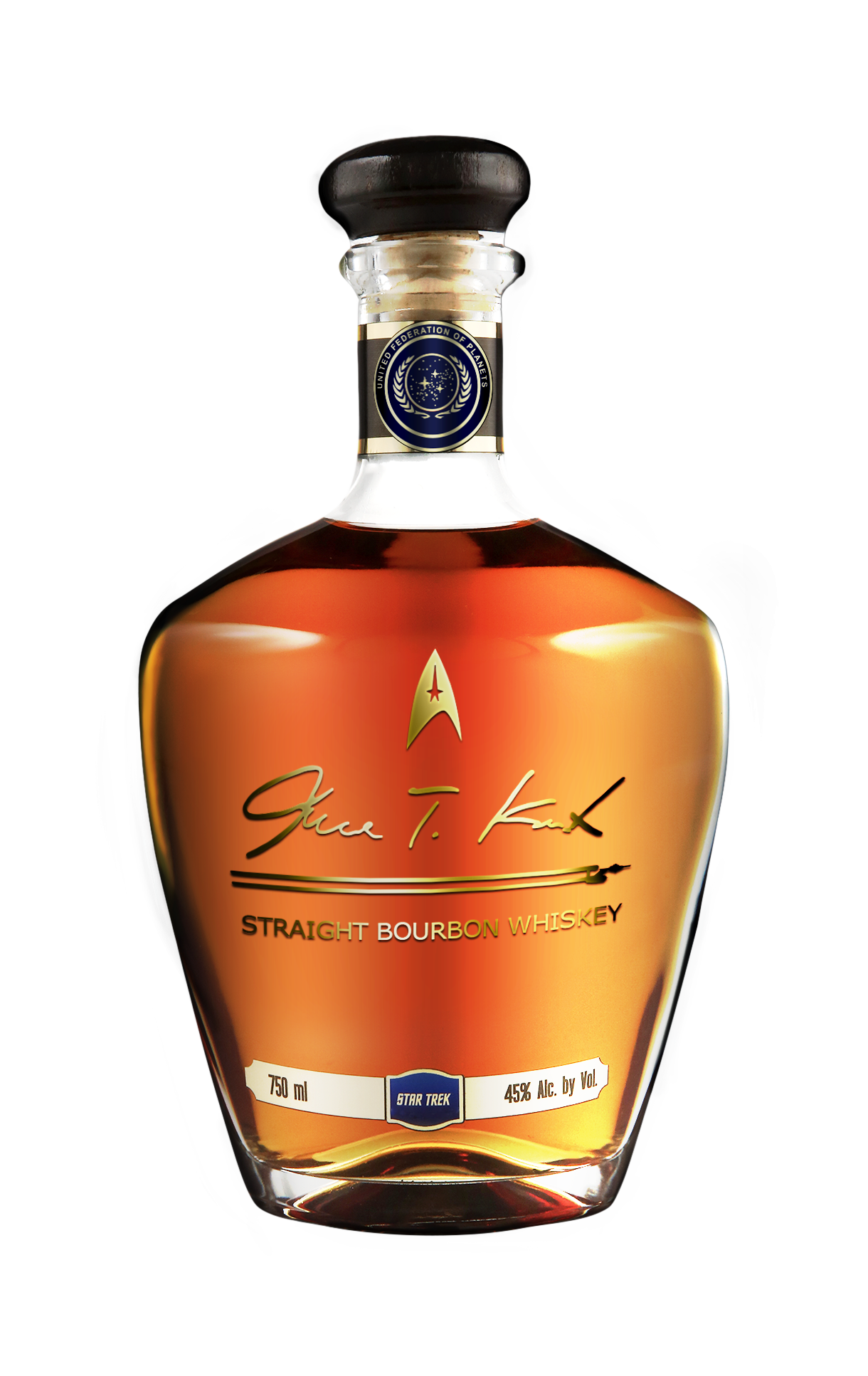 Jtkfront - James T Kirk Bourbon (1220x1934), Png Download