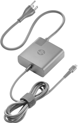Hp 65w Usb-c Power Adapter - Hp 65w Usb C Power Adapter (573x430), Png Download