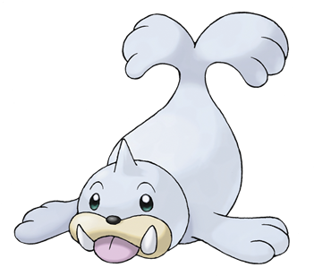 The Sea Lion Pokémon - Seel Pokemon (350x350), Png Download