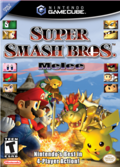 Super Smash Bros - Nintendo Super Smash Bros Melee (500x539), Png Download