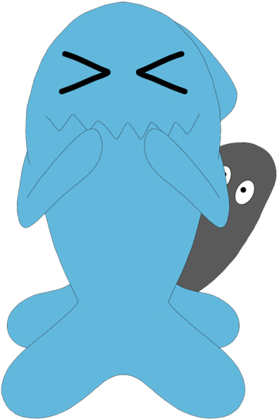 Day 202 - Wobbuffet - Cartoon (500x666), Png Download