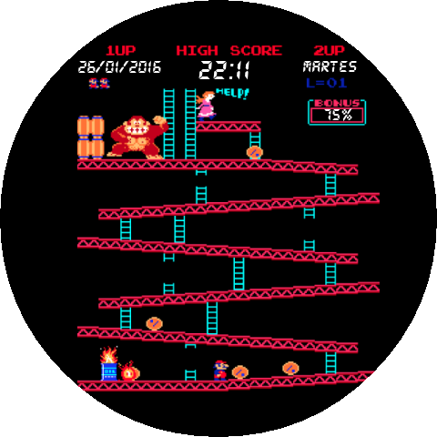 Donkey Kong Arcade Nintendo - Donkey Kong Nintendo Jenga Game (480x480), Png Download