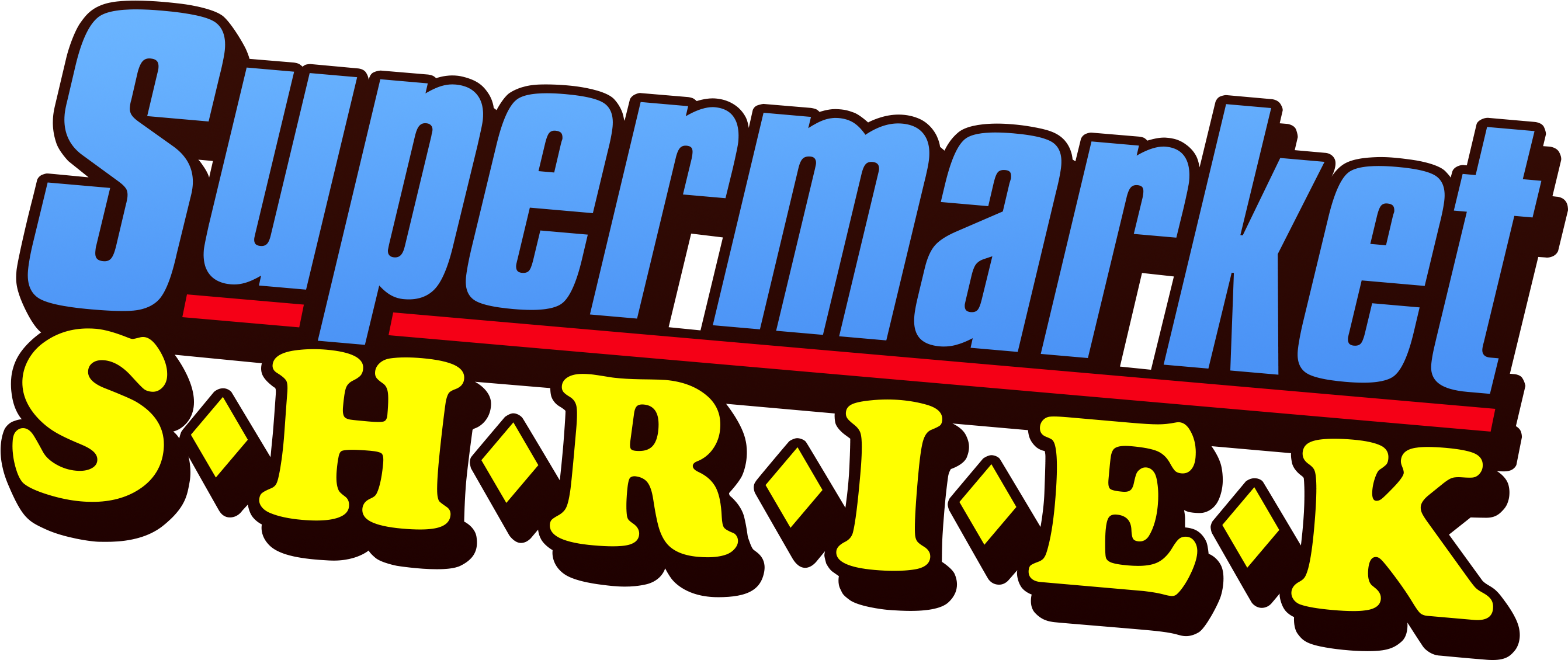 Logo - Supermarket Shriek (3000x1286), Png Download