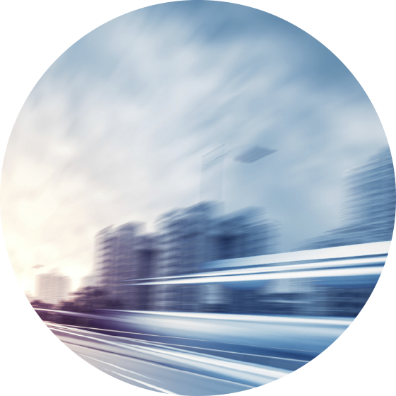 Blurry-highway - Highway (560x560), Png Download