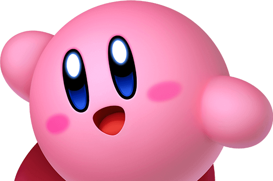 Kirby - Kirby With Super Crown (548x364), Png Download