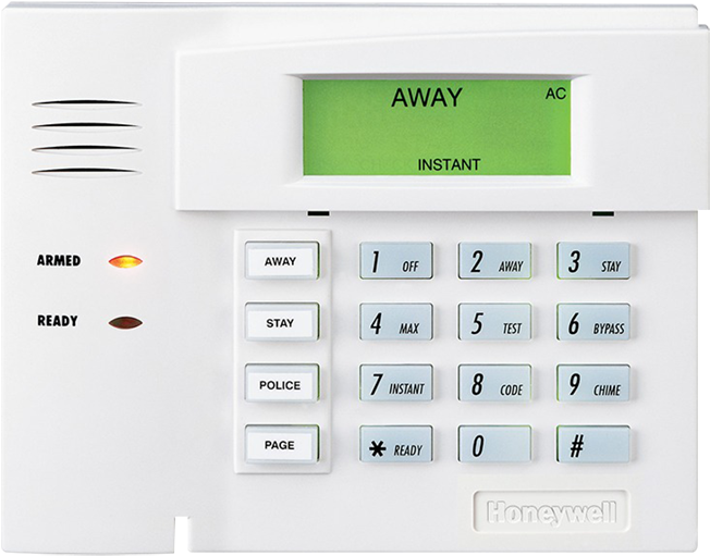 Honeywell™ Vista Keypad - Honeywell Fixed English Keypad (800x800), Png Download
