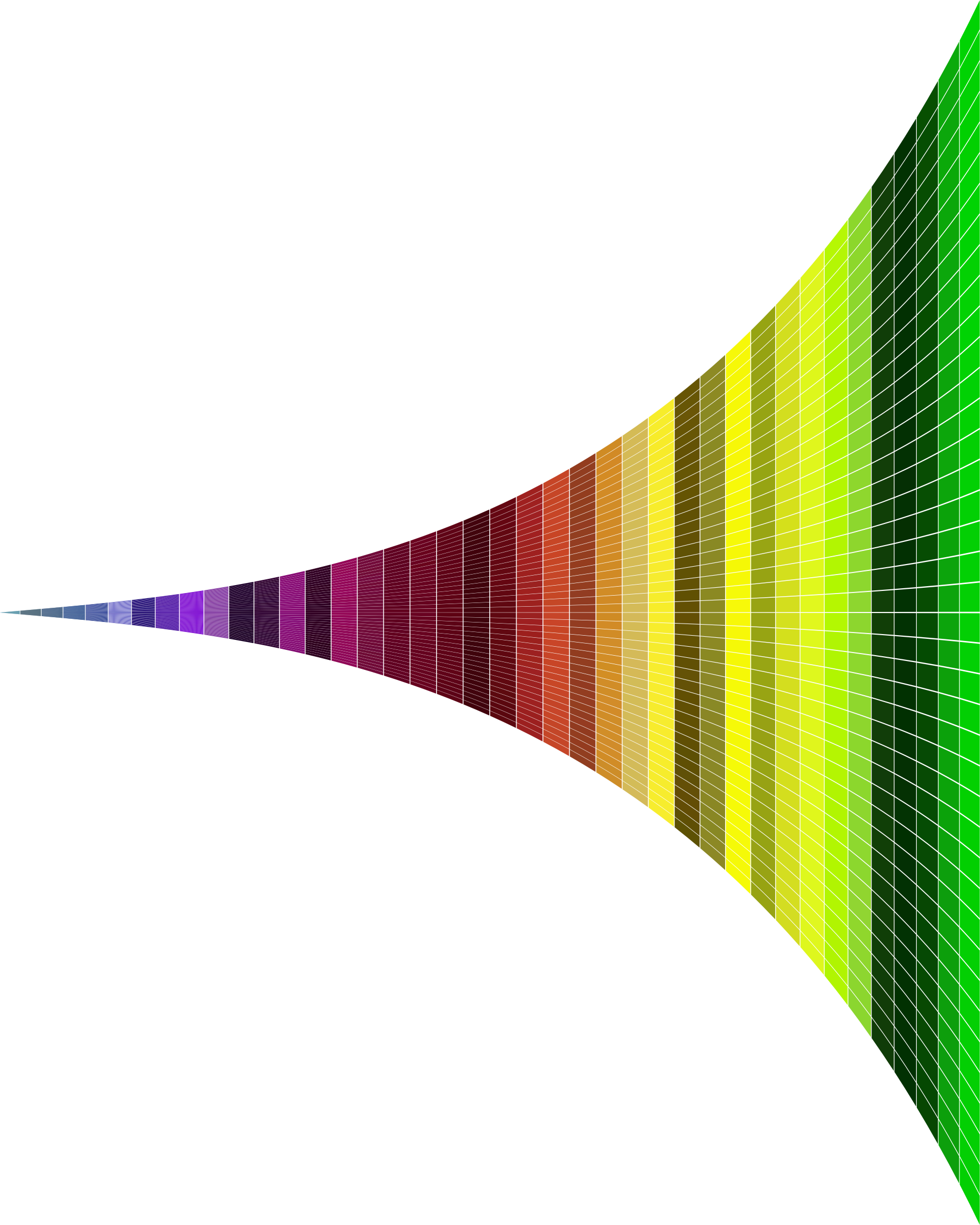 This Free Icons Png Design Of Vanishing Point Spectrum (1861x2326), Png Download