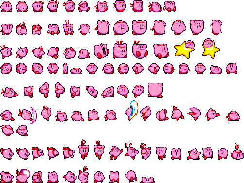 Kirby Sprite Sheet Transparent Hd Png Download Transparent Png Image ...