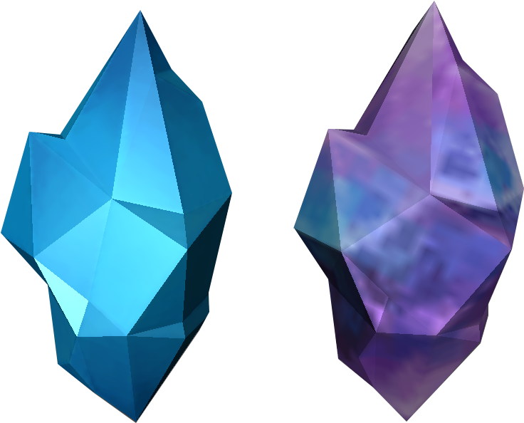 Shards - Blue Crystal Shards Transparent (863x620), Png Download