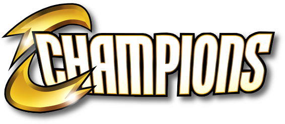 Champions Logo - Champions Comic Logo (592x270), Png Download