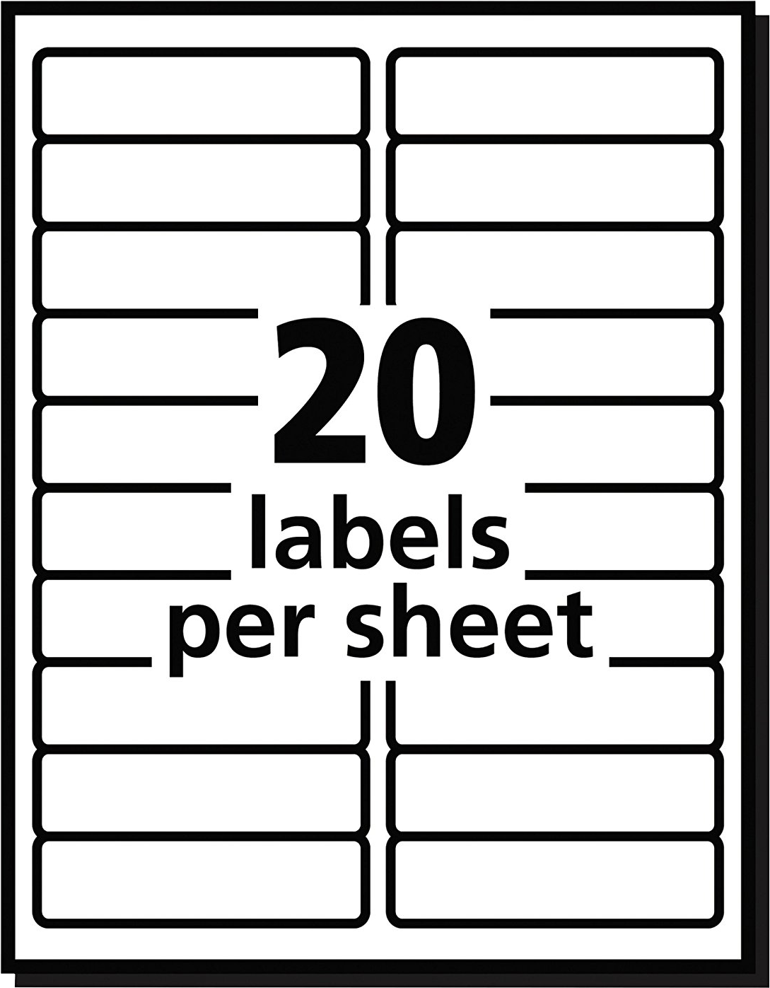 Download Barcode Label Printer - Avery Clear Easy Peel Mailing Labels ...