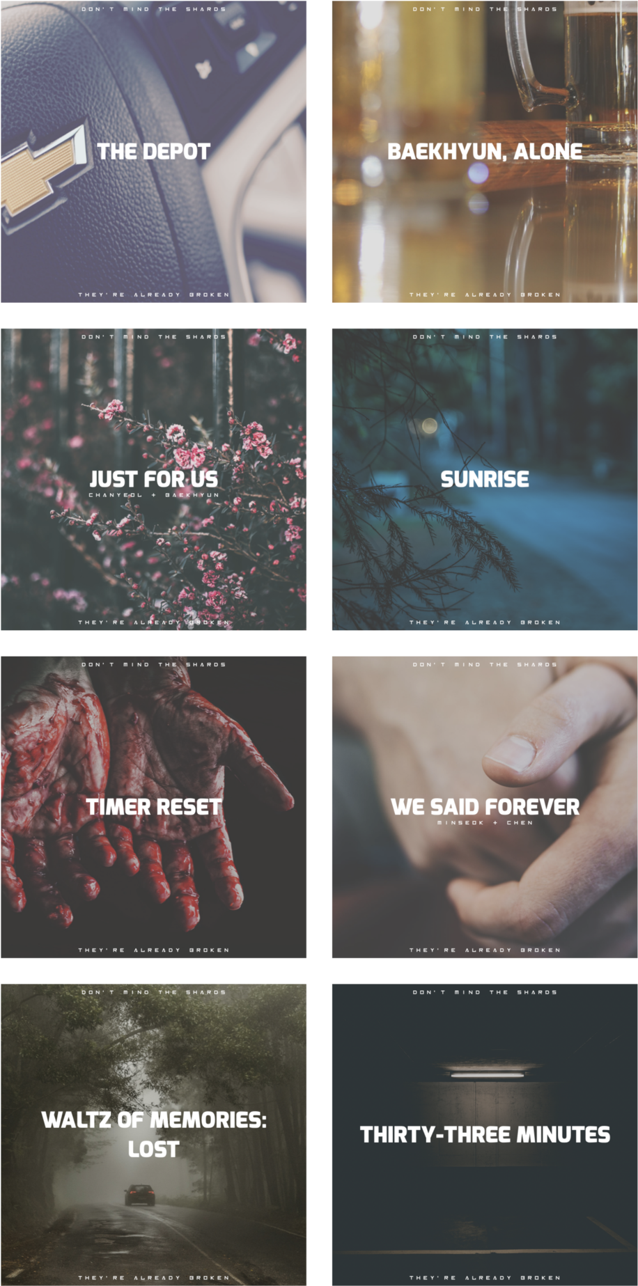 “don't Mind The Shards, They're Already Broken”, By - Poster (989x1920), Png Download