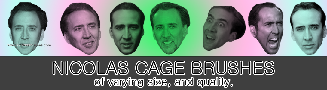 Nicolas Cage - Https - //www - 123freebrushes - Com/nicolas-cage - 8mm Eight Millimeter Nicolas Cage Vhs Movie (1088x300), Png Download